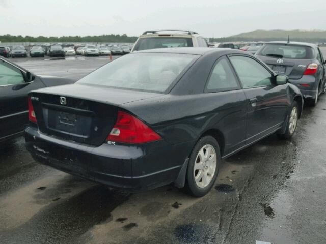 1HGEM22973L044339 - 2003 HONDA CIVIC EX BLACK photo 4