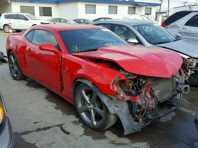 2G1FB1E3XE9202430 - 2014 CHEVROLET CAMARO LT RED photo 1