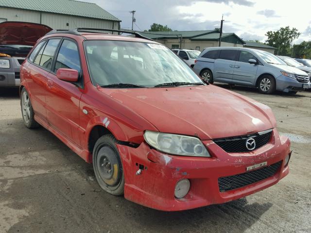 JM1BJ245621610750 - 2002 MAZDA PROTEGE PR RED photo 1