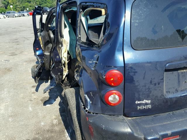 3GNCA13B69S537840 - 2009 CHEVROLET HHR LS BLUE photo 10