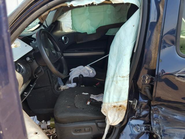 3GNCA13B69S537840 - 2009 CHEVROLET HHR LS BLUE photo 5