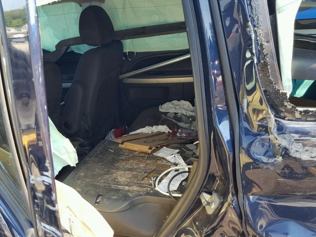 3GNCA13B69S537840 - 2009 CHEVROLET HHR LS BLUE photo 6