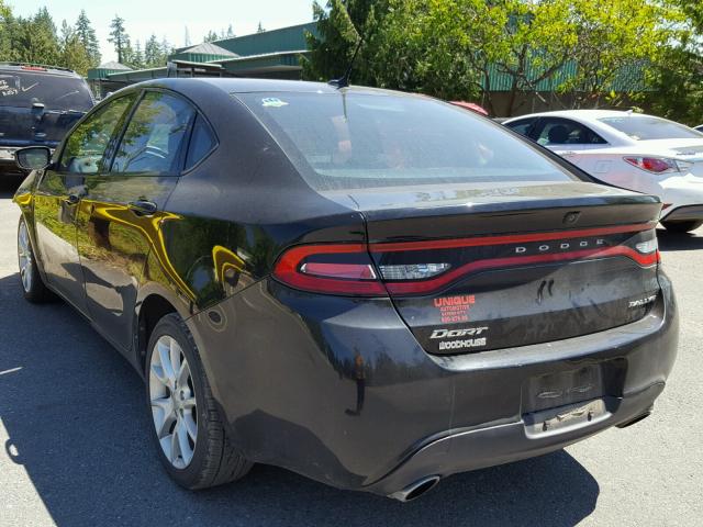 1C3CDFBA1DD151457 - 2013 DODGE DART SXT BLACK photo 3