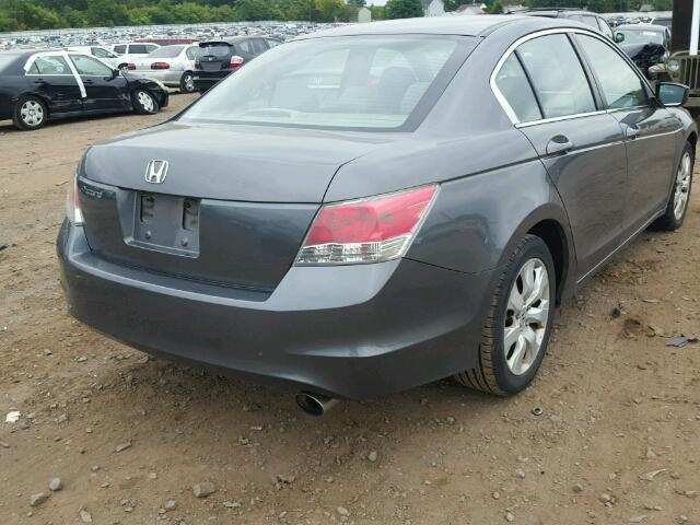 1HGCP267X8A130187 - 2008 HONDA ACCORD GRAY photo 4