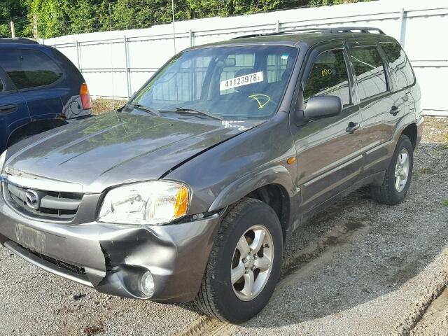 4F2CZ94113KM22278 - 2003 MAZDA TRIBUTE LX GRAY photo 2