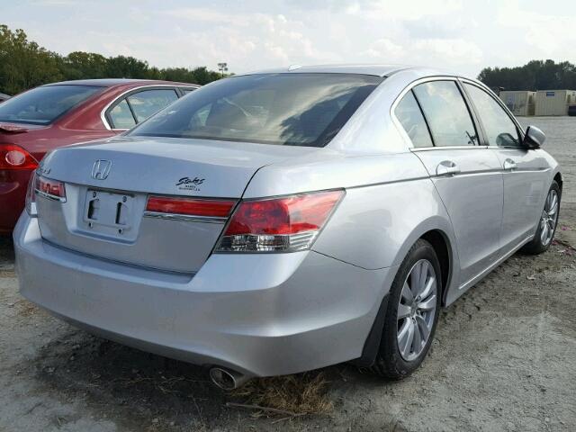 1HGCP2F8XBA113888 - 2011 HONDA ACCORD SILVER photo 4