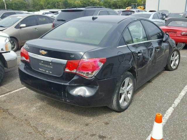 1G1PG5SC3C7165754 - 2012 CHEVROLET CRUZE LT BLACK photo 4