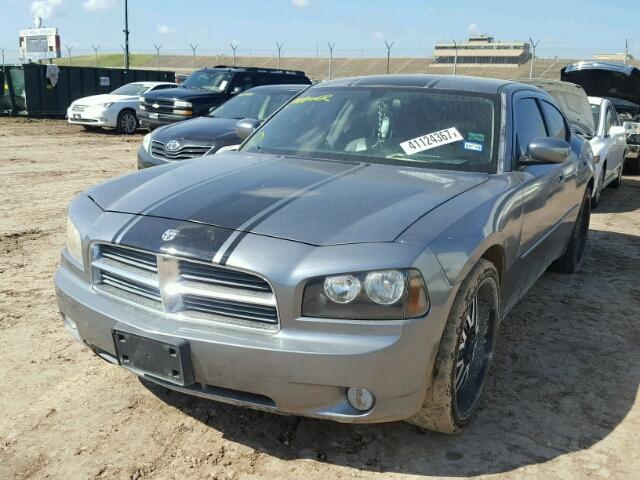 2B3KA53H26H222579 - 2006 DODGE CHARGER GRAY photo 2