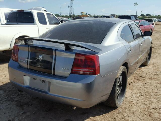 2B3KA53H26H222579 - 2006 DODGE CHARGER GRAY photo 4