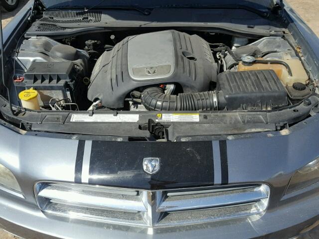 2B3KA53H26H222579 - 2006 DODGE CHARGER GRAY photo 7