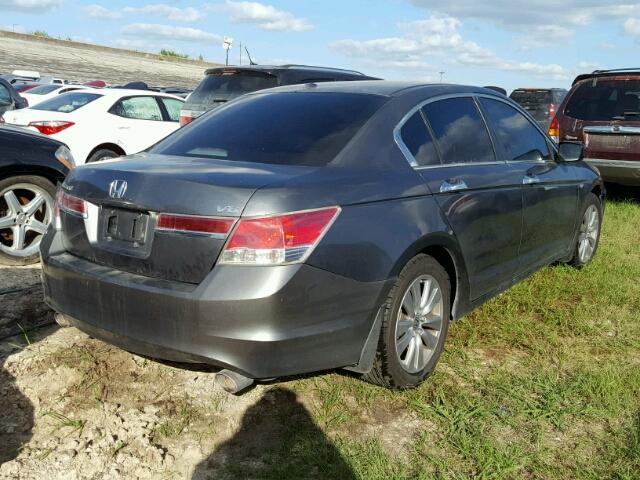 1HGCP3F86CA027212 - 2012 HONDA ACCORD GRAY photo 4