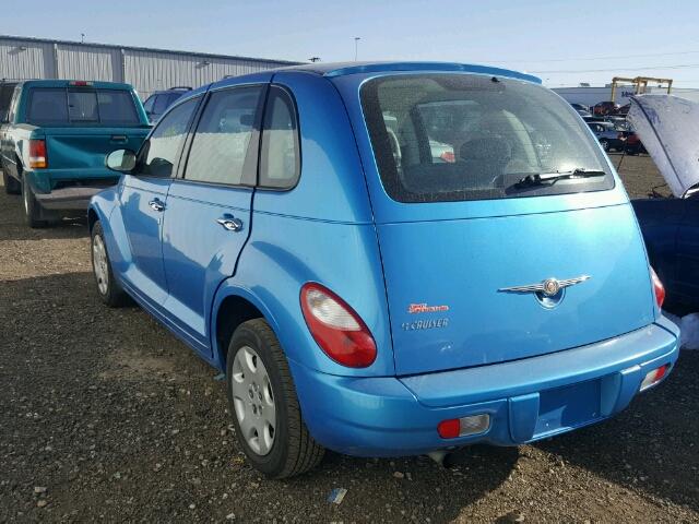 3A8FY48B28T224314 - 2008 CHRYSLER PT CRUISER BLUE photo 3