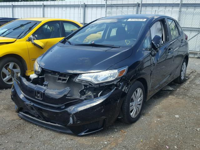 JHMGK5H50GX033389 - 2016 HONDA FIT LX BLACK photo 2