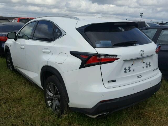 JTJYARBZ2G2048658 - 2016 LEXUS NX WHITE photo 3