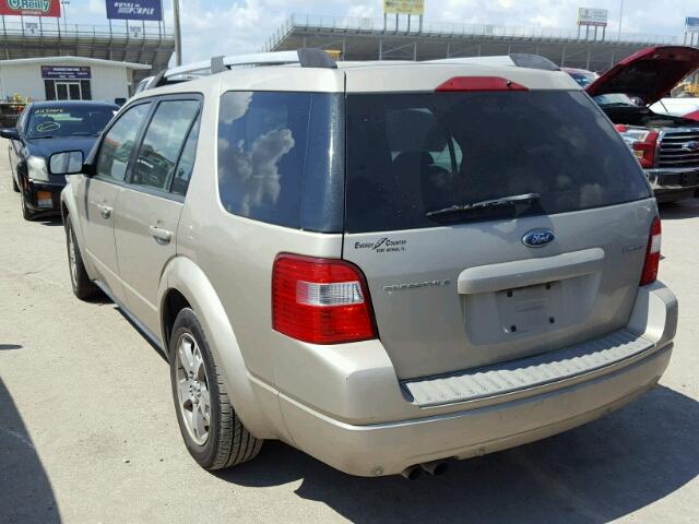 1FMDK03166GA32270 - 2006 FORD FREESTYLE BEIGE photo 3