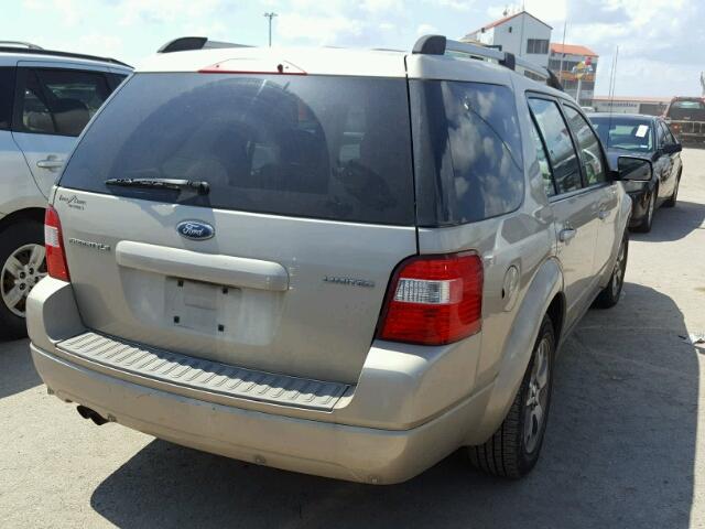 1FMDK03166GA32270 - 2006 FORD FREESTYLE BEIGE photo 4