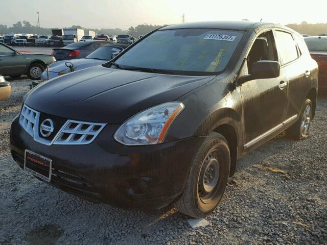 JN8AS5MT9CW302036 - 2012 NISSAN ROGUE S BLACK photo 2