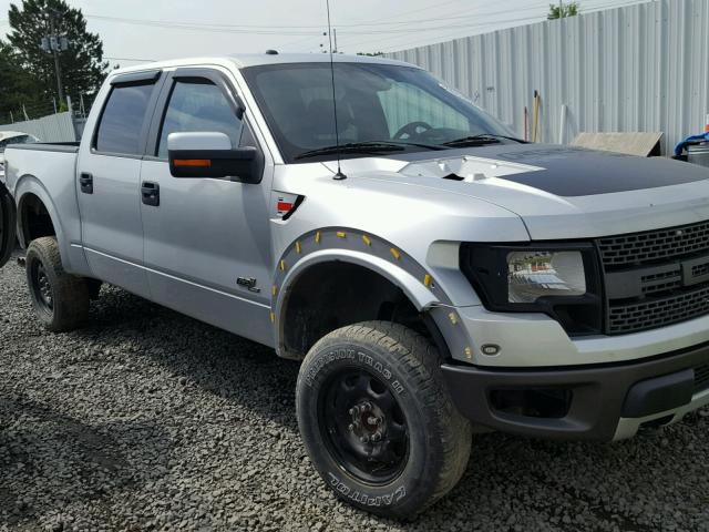1FTFW1R69CFB69070 - 2012 FORD F150 SVT R SILVER photo 1
