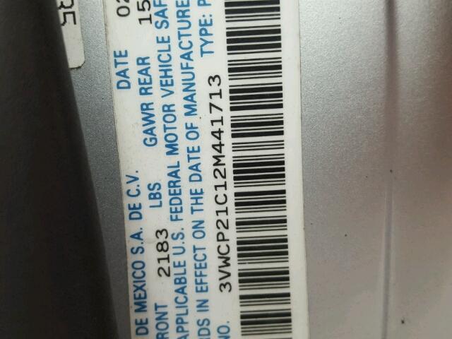 3VWCP21C12M441713 - 2002 VOLKSWAGEN NEW BEETLE Gümüş foto 10