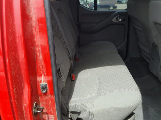 1N6AD09W37C406103 - 2007 NISSAN FRONTIER C RED photo 6