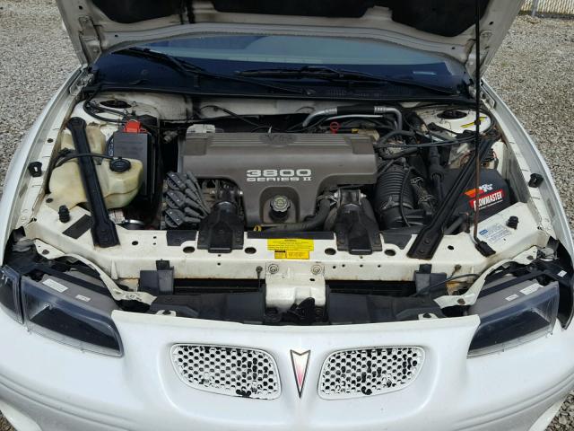 1G2WP12K3VF262064 - 1997 PONTIAC GRAND PRIX WHITE photo 7