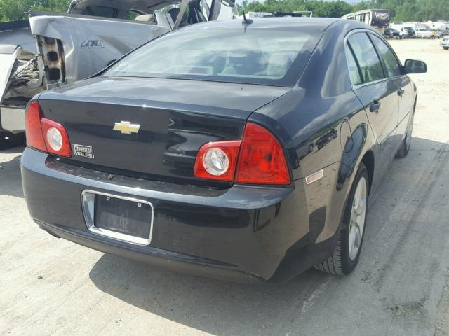 1G1ZB5EB5AF102751 - 2010 CHEVROLET MALIBU LS BLACK photo 4