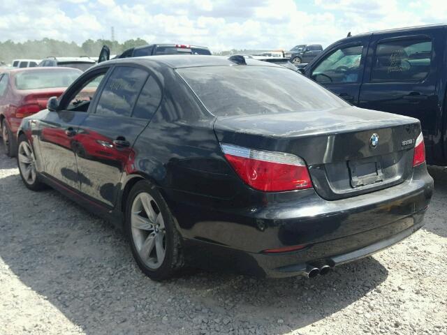 WBANU53558C113142 - 2008 BMW 528 I BLACK photo 3