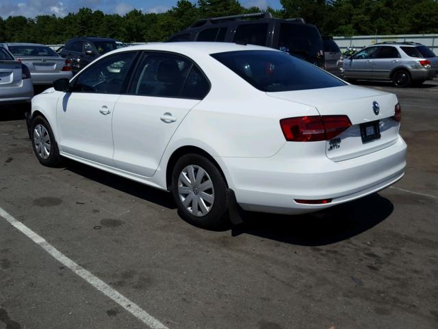 3VW2K7AJ6FM412557 - 2015 VOLKSWAGEN JETTA BASE 白色 照片 3