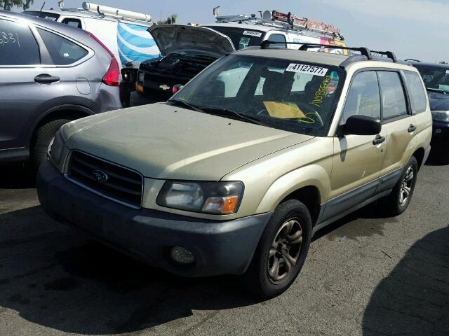 JF1SG63604H758909 - 2004 SUBARU FORESTER 2 GOLD photo 2