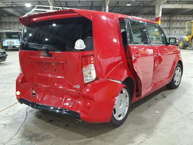 JTLZE4FE9EJ062263 - 2014 TOYOTA SCION XB RED photo 4