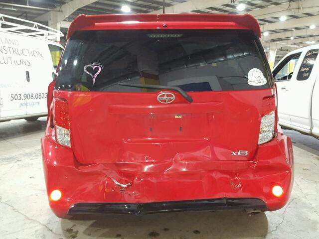 JTLZE4FE9EJ062263 - 2014 TOYOTA SCION XB 红色 照片 9