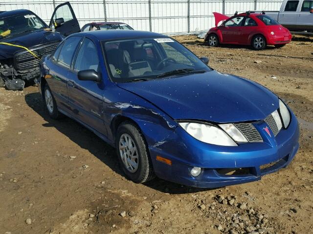 3G2JB52F05S130488 - 2005 PONTIAC SUNFIRE SL BLUE photo 1