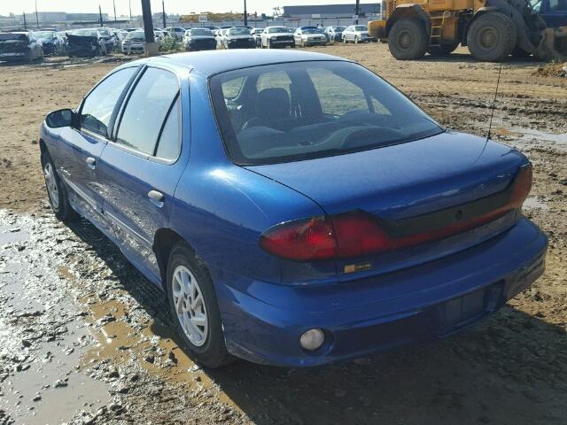 3G2JB52F05S130488 - 2005 PONTIAC SUNFIRE SL BLUE photo 3