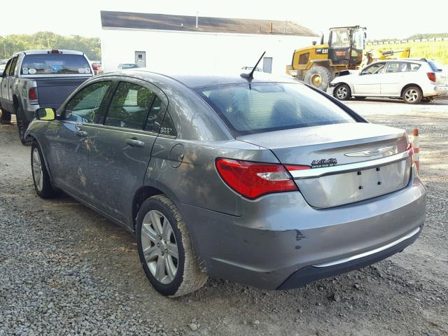 1C3CCBBB9CN267633 - 2012 CHRYSLER 200 TOURIN GRAY photo 3