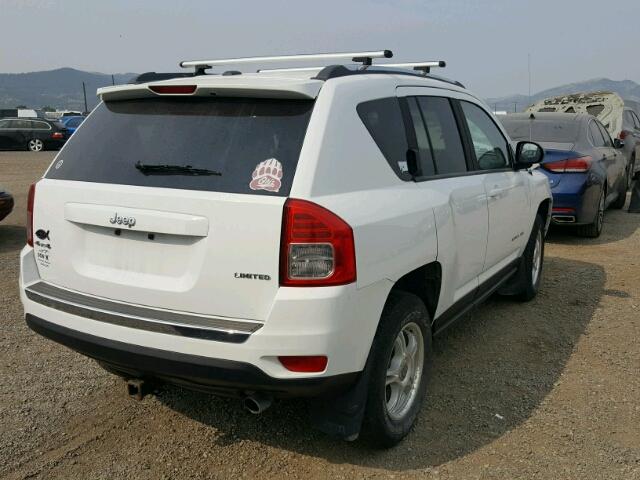 1C4NJDCBXCD645386 - 2012 JEEP COMPASS LI WHITE photo 4