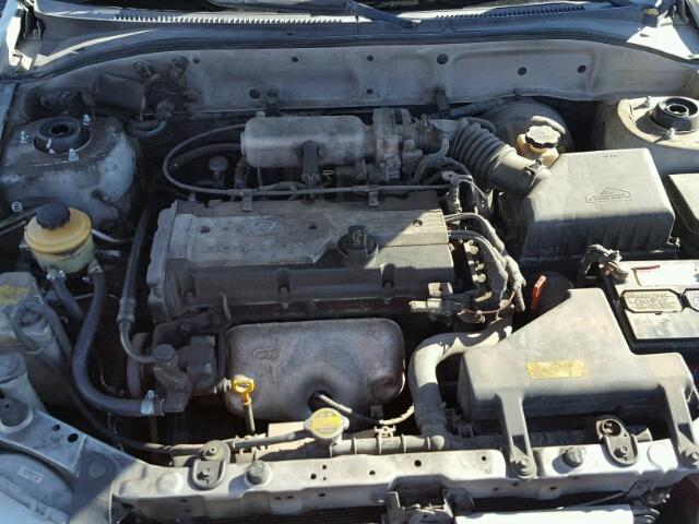 KMHCG45C91U246439 - 2001 HYUNDAI ACCENT GL SILVER photo 7