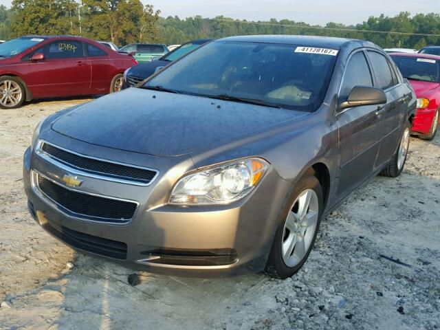 1G1ZB5E01CF146361 - 2012 CHEVROLET MALIBU LS GOLD photo 2