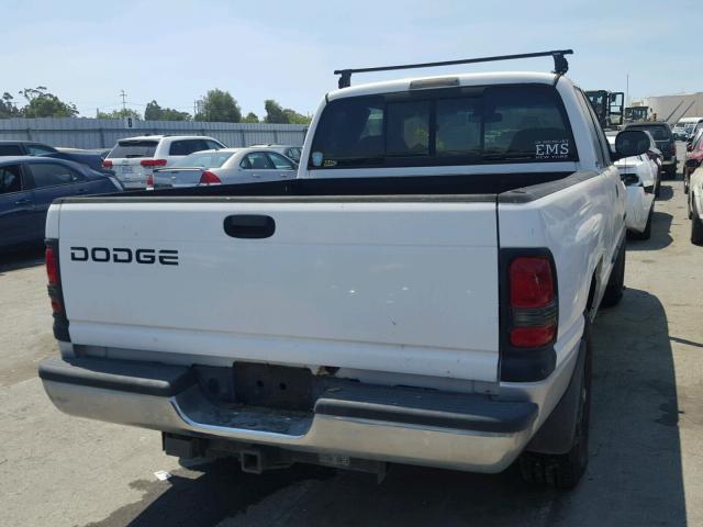 3B7HC13ZX1M569608 - 2001 DODGE RAM 1500 WHITE photo 4