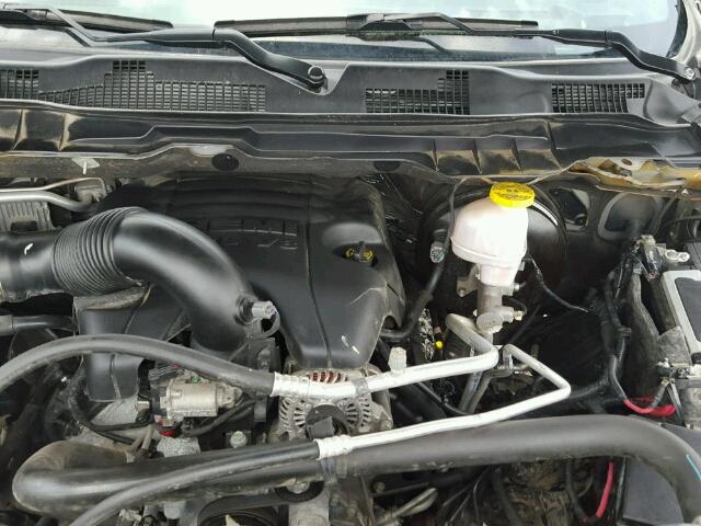 1C6RR7YT0HS724993 - 2017 RAM 1500 REBEL ვერცხლისფერი ფოტო 7