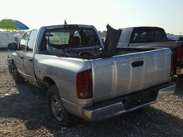 3D7KA28D33G858559 - 2003 DODGE RAM 2500 S SILVER photo 3