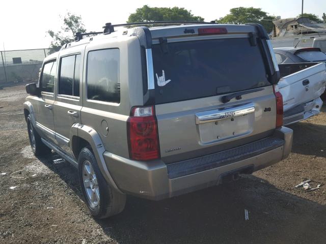1J8HH58N26C144660 - 2006 JEEP COMMANDER GRAY photo 3
