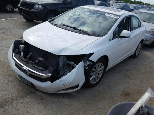 2HGFB2F91CH505343 - 2012 HONDA CIVIC EXL 白色 照片 2