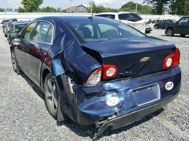1G1ZC5E15BF262957 - 2011 CHEVROLET MALIBU 1LT 蓝色 照片 3