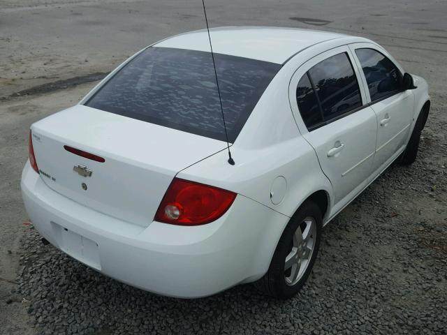 1G1AT58H497295099 - 2009 CHEVROLET COBALT LT WHITE photo 4