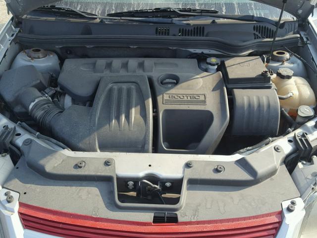 1G1AL18H397202615 - 2009 CHEVROLET COBALT SILVER photo 7