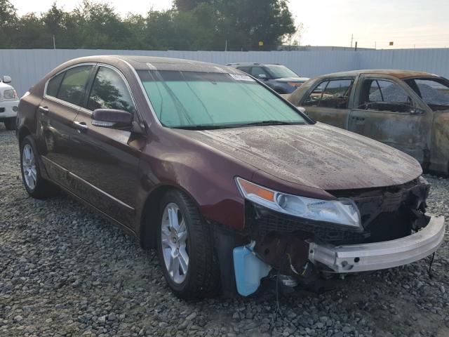 19UUA8F54AA005070 - 2010 ACURA TL BURGUNDY photo 1