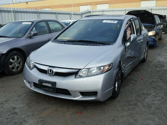 2HGFA1F64AH046339 - 2010 HONDA CIVIC SILVER photo 2