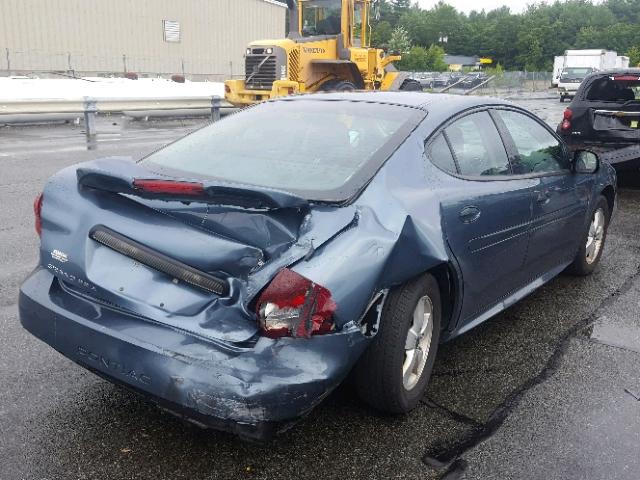 2G2WP552261132059 - 2006 PONTIAC GRAND PRIX BLUE photo 4