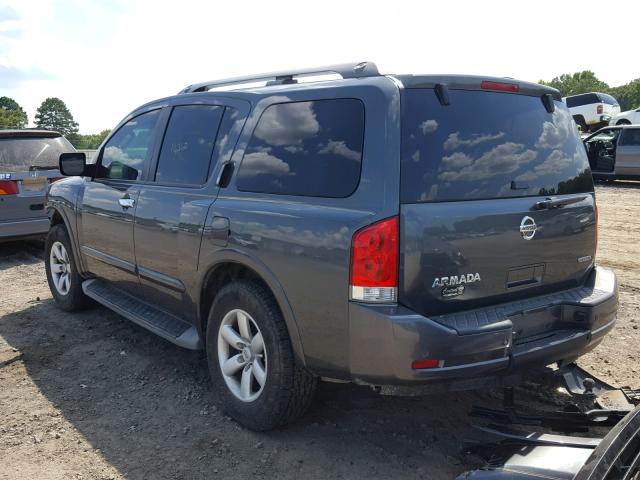 5N1BA0ND7CN617173 - 2012 NISSAN ARMADA SV GRAY photo 3