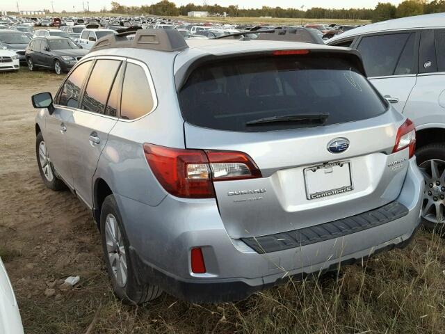 4S4BSACC0F3227965 - 2015 SUBARU OUTBACK 2. GRAY photo 3